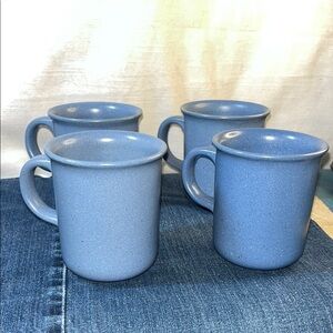 Blue‎ Dansk Mesa Ceramic Mug Set Four